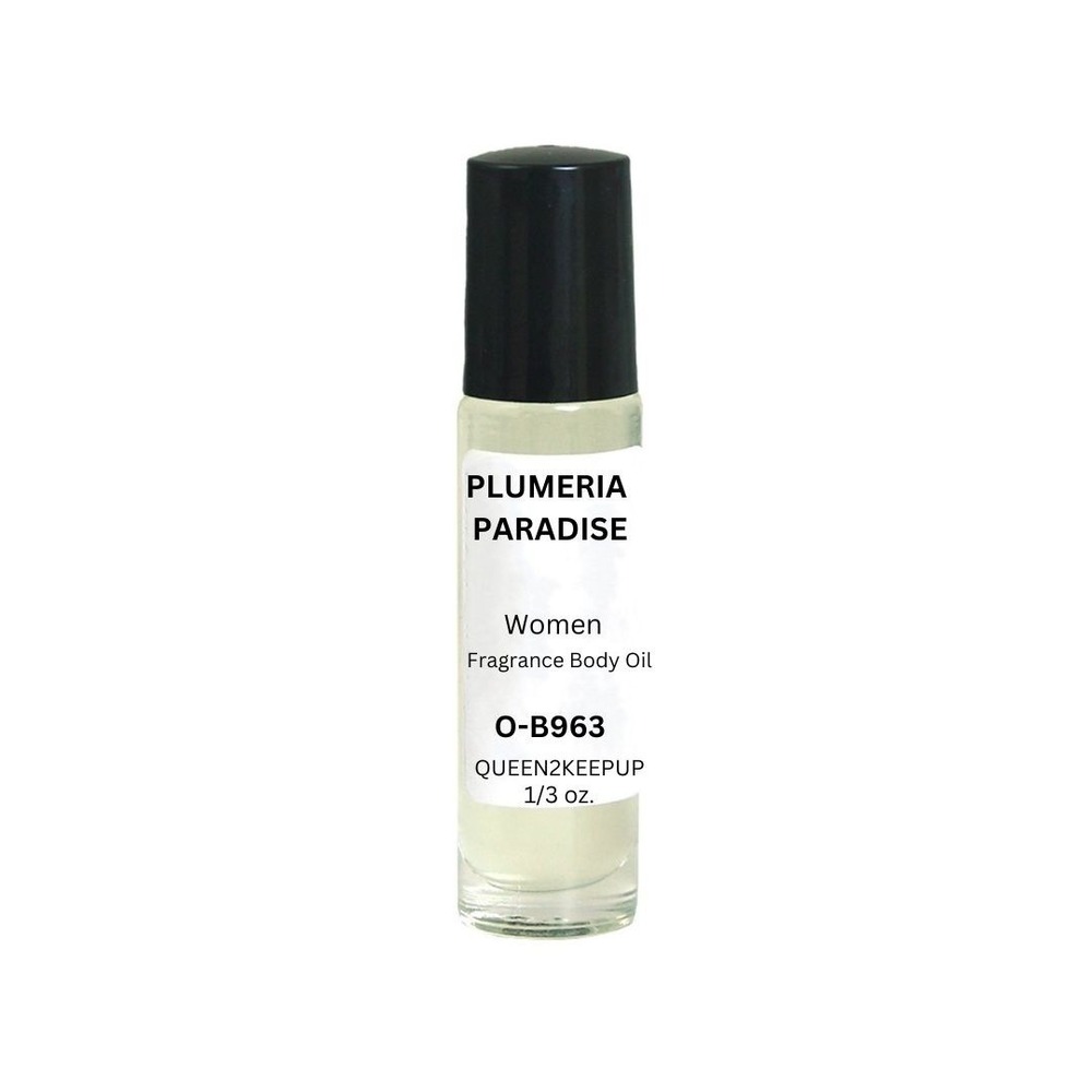 Plumeria Paradise (Women) Body Oil 10 ml Fragrance All Natural 1/3 oz Roll-On